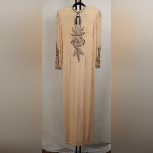 Vintage beaded gown from Lillie Rubin Stunning Detail